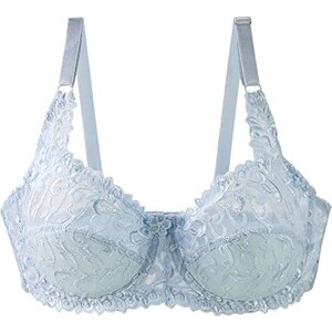 Necalisi Reggiseno di grandi dimensioni con ferretto in pizzo