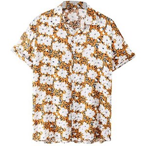 Timezone Uomo Camicia Casual Donny Camicia Maniche Corte - Bianco (Bianco 1264), 44 (XL