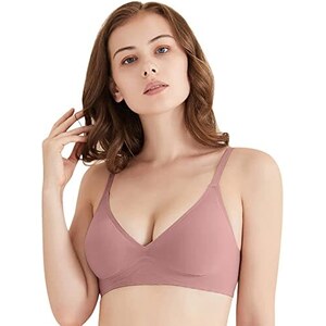 Reggiseno Senza Ferretto Lonya - Push Up, Pizzo, Scollo A V, Imbottito - Foto 3