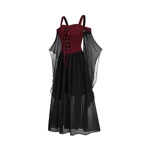Sincemeet Abito da Donna in Chiffon con Spalle Scoperte Abito da Sera