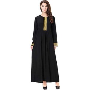 OwlFay Musulmano Islamico Ragazze Bambini Abaya Vestito - Foto 7