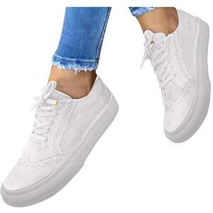 Solshine Womens Platform Trainers D251