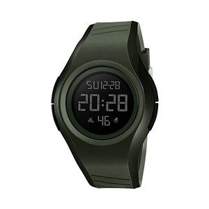FeiWen Orologio da Ragazzo Ragazza 50M Impermeabili LED Elettronico Doppio Tempo Allarme Cronometro Outdoor Militare Sportivo Digitale Orologi Plastica Cassa e Gomma Banda (Blu Chiaro