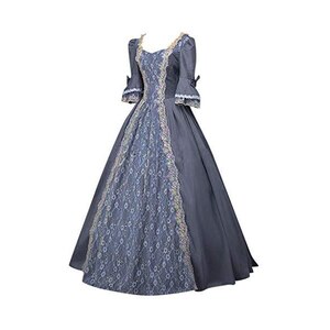 Costume medievale rinascimentale per ragazze principessa abo lungo Vintage abo da ballo gotico abo con lacci a maniche lunghe festa a tema di Halloween