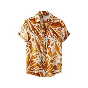 Camicia estiva da uomo, a maniche lunghe, moderna, con bottoni a pressione, camicia, in cotone, con bottoni automatici, A nero, S