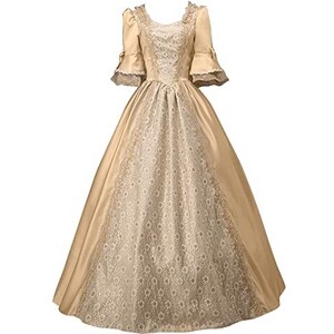 Abito Floreale Vittoriano Scarlet Darkness - Con Corsetto E Spalline, Tessuto Poliestere Elastan, Taglie Donna - Foto 11