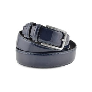CINTURA UOMO IN VERNICE BLU - Principe di Milano Shop