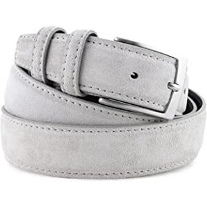 Handmade Italian Men’s Saffiano Leather Belt – 3.5 Cm Wide, Elegant Dress Belt For Suits & Weddings