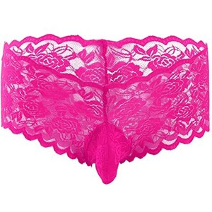 iKingsky Strings da uomo con sacchetto grande sexy a vita bassa T-Back