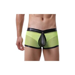 wjiNFDFG Perizoma Elegante Mutande in Rete da Uomo Sexy, Slip a Sacca