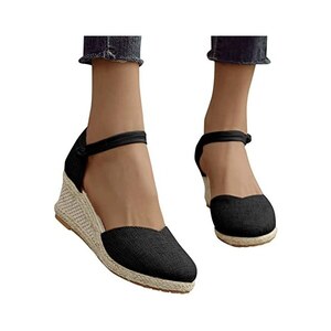 Sandali Con Zeppa Donna WOXIHUAN - Ciabatte Eleganti Per Casa, Spiaggia E Piscina - Foto 4