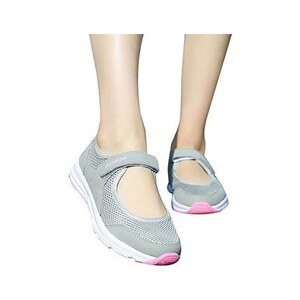 Generico Sandali Sportivi Donna Traspirante Antiscivolo Sandali Da Passeggio Comode Ortopediche Punta Chiusa Scarpe Da Trekking All'aperto Regolabile Ciabatte Leggere Spiaggia Camminata Sandalo - 5
