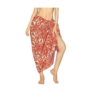 Costume Intero Da Donna Maxine Of Hollywood – Modello A Fascia Convertibile Con Stampa Mediterranea Blu – Copertura Lunga - 3