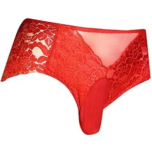 Boxer Aderenti Da Uomo Rosso Vino - Foto 9