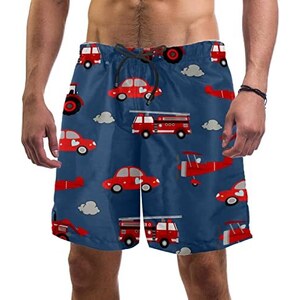YOSUWOAI Costume da bagno da uomo con fodera a compressione