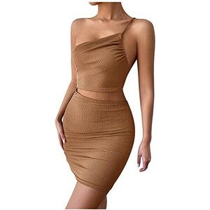 Canotta In Pelle PU Floerns Per Donna - Taglie Forti 0XL-4XL, Con Lacci, Per Festival Musicali E Rave