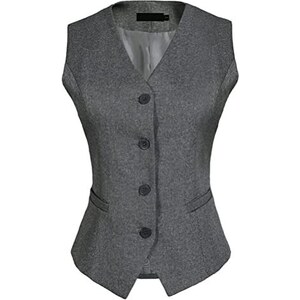 Gilet Donna ORANDESIGNE - Scollo A V, Chiusura A Bottoni, Formale E Casual - Foto 10