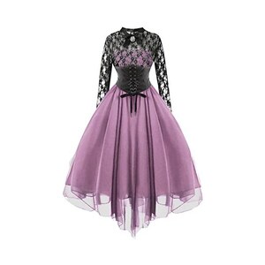 Abito Da Sposa In Pizzo Senza Maniche - Scollo A V, Spacco Lungo, Taglia M Abito Senza Maniche - 11