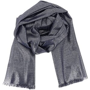 Sciarpa Chiffon Argento Per Donna - Elegante, Leggera, Per Cerimonie E Serate