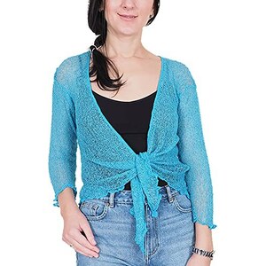 Maison Jules Cardigan Aperto Con Collo A Sciarpa Per Donna