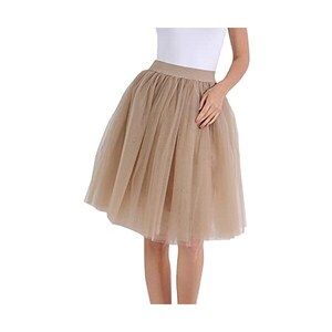 Gonna Tutù A Strati In Tulle Per Donna E Ragazza, Elastica, Soffice, Per Danza Classica, Festival, Rave, Costume, Vari Colori