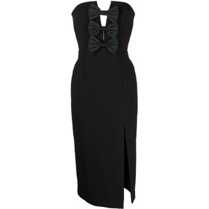 Rebecca Vallance Abito midi con fiocco - Nero Rebecca Vallance Abito midi con fiocco - Nero