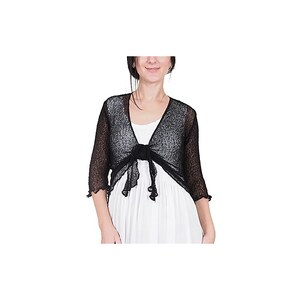 Stupendo Modello All'uncinetto Per Giacca Floreale / Top Corto Da - Foto 9