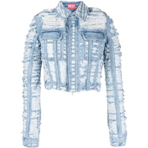 Giacca Ricamata Stelle Giacca Jeans Oversize Donna Con Perline E Stelle - Denim Ricamato Maniche Lunghe Giacca Denim Maniche Lunghe - 10