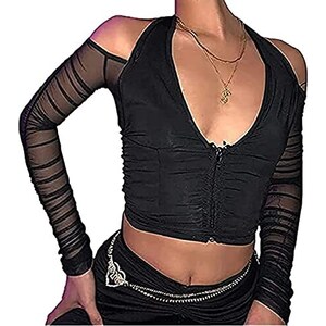 Miss Selfridge - Vestito Lungo A Maniche Lunghe Nero Con Scollo Alla - Foto 2