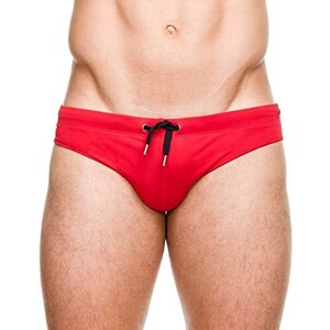Arcweg Costume Da Bagno Uomo 2 In 1 Con Boxer Foderato E Tasca Con Zip - Pantaloncini Spiaggia