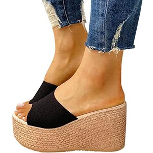 Onsoyours Ciabatte Donna Estive Con Perle Sandali Piatti Comodi Antiscivolo Boho