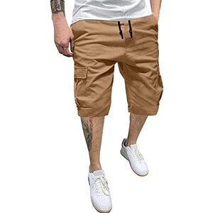 Pantaloncini Uomo TARAINYA In Lino E Cotone - Corti Estivi Con Coulisse E Tasche