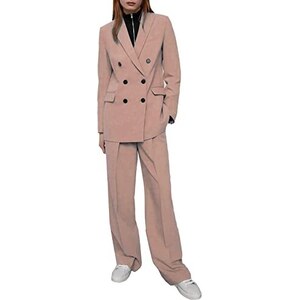 Cardigan Giacca In Tweed Per Donna – Blazer Elegante Senza Colletto, Slim Fit, Con Tasche, Per Ufficio E Lavoro - 4