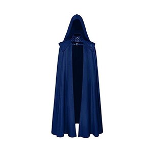 Mantello Medievale Uomo - Gotico Con Cappuccio, Per Costumi Vampiro, Mago O Cavaliere - Foto 7