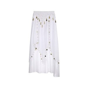 Gonna A Portafoglio In Chiffon Freebily Per Danza Classica, Moderna E Yoga - Minigonna Regolabile Per Donna Con Lacci, Leggera E Traspirante