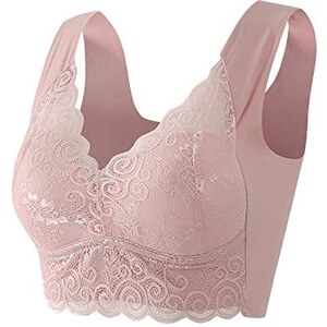 Bralette Donna Imbottita Senza Cuciture - Scollo A V E Spalline Regolabili (Taglie 32-38 ABC) - Foto 6