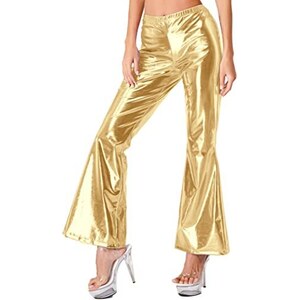 NOVTA' Elegante talleur gessato con pantalon svasat a vta alta