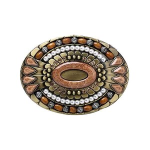Fibbia Cintura Uomo Western 3D Scorpione - Ovale In Lega Di Zinco, Larghezza 3,8 Cm, Regalo Cowboy - 5