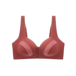 Reggiseno Donna 100% Seta Di Gelso – Bralette Con Chiusura Frontale, Senza Ferri, Taglia L, Wddflower TG240