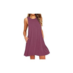 YMING Abito Coordinato Madre E Figlia - Prendisesta Boho Floreale Senza Maniche, Colore Verde, Taglia 8-9 Anni Per Bambina