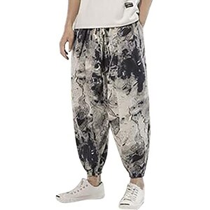 Pantaloni Uomo Harem Trekking Invernali Con Ginocchiere – Grigio Scuro, 5XL, Da Lavoro O Outdoor