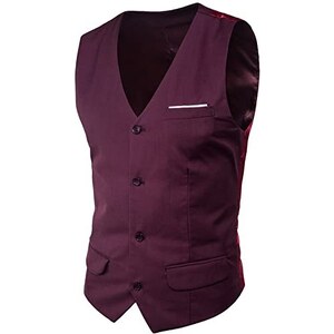 Gilet Homme Slim Fit - Pour Mariage, Soirée Et Look élégant - 7