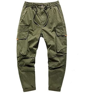 Pantaloncini Casual da Uomo in Cotone Multitasche - Tinta Unita, Stile