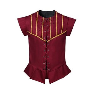 Bambini Ragazzi Medievale Pirata Cosplay Costume Camicia Bambini Rinascimentale Medievale Longleeve Halloween Scozzese Stile Retrò Camicia Cosplay