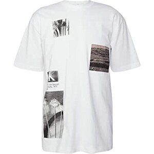 Dsquared2 - T-shirt bianca manica corta a fantasia allover per uomo