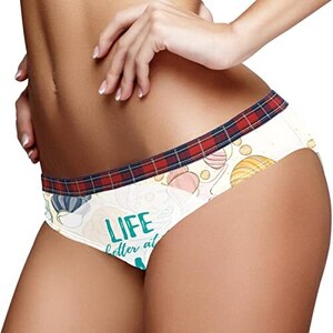 Dawwoti Slip Sottili Signore Biancheria Intima Bassa Ascesa Bikini Morbida In Bikini Traspirante In Cotone 126047859 - Foto 11