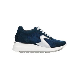 Scarpe H.I.S. Shine In Tela Di Lino Blu Navy &ndash; Stile Punk Rockabilly, EU 44 Nuove!