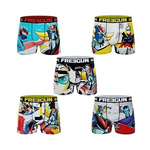Boxer Homme FREEGUN - Licence Goldorak Grendizer - 92% Polyester 8% Elasthanne