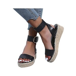 Spenco Women's Karla Wedge, Sandali con Zeppa Donna, Celedine, 35 EU