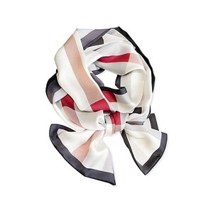 Bandana A Scacchiera Freak Scene - Foulard Quadrato In Cotone - Rosso E Nero - Unisex - 5
